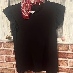 Lands' End Black Women's Top NWOT